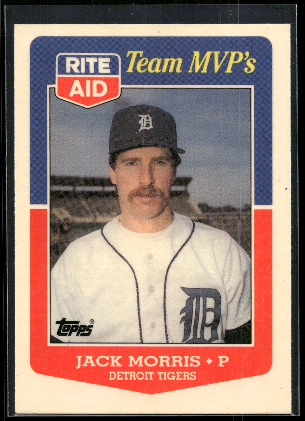 1988 Topps Rite-Aid Team MVP's #27 Jack Morris
