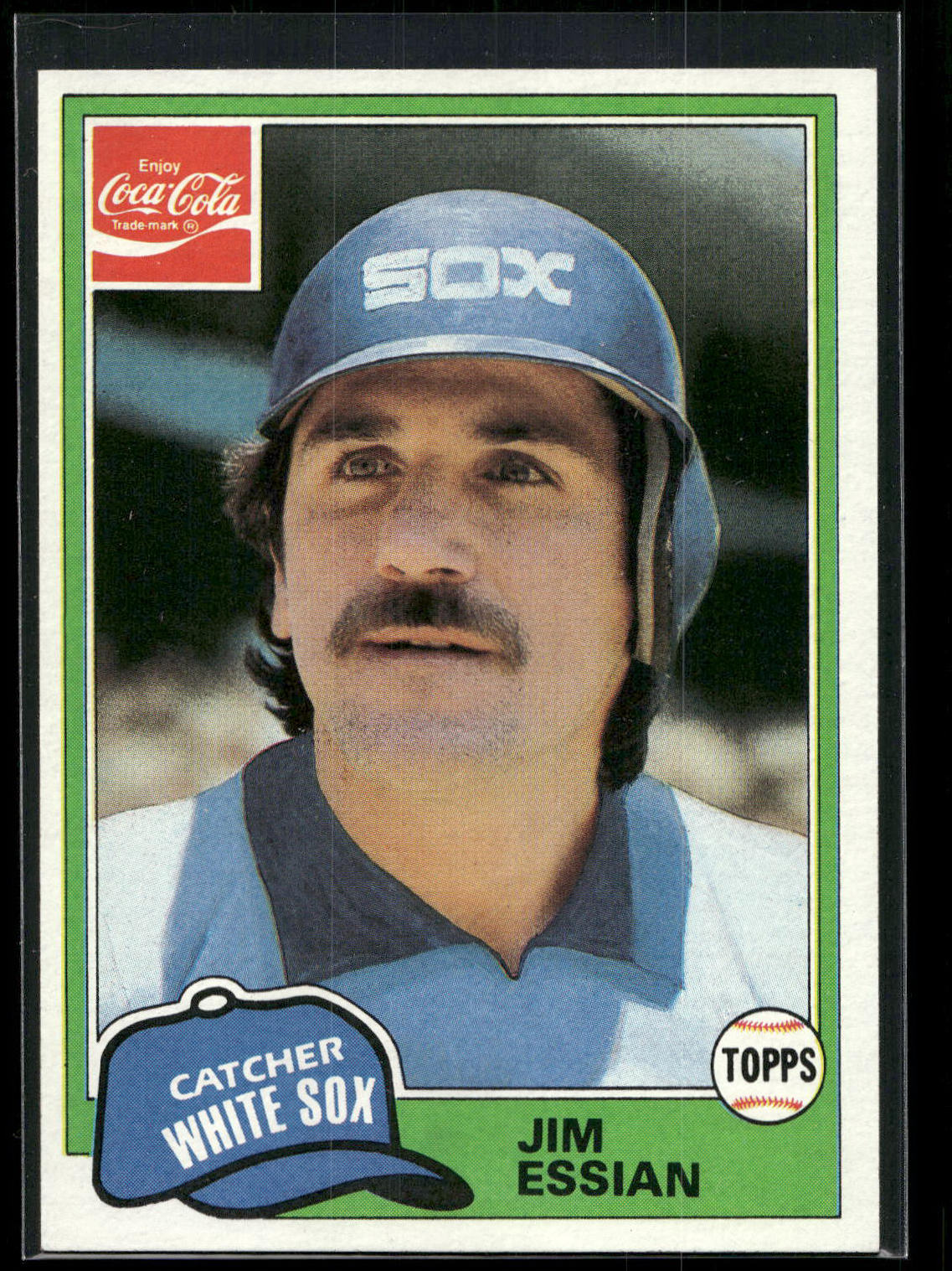 1981 Topps Coca-Cola Chicago White Sox #4 Jim Essian