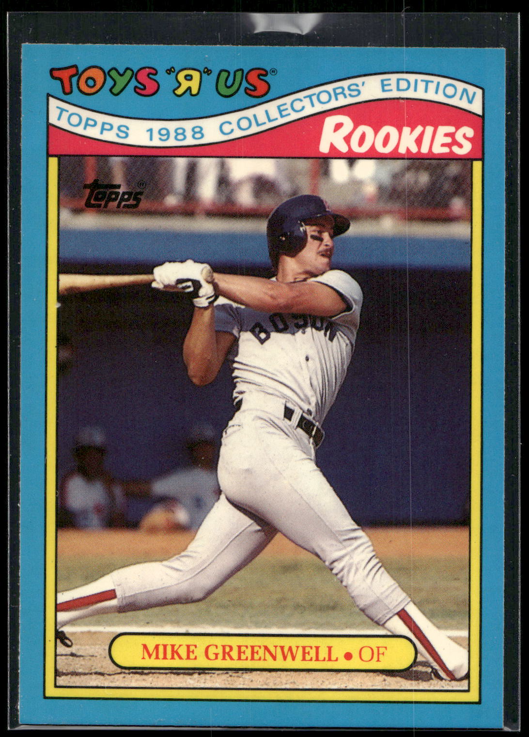 1988 Topps Toys "R" Us Rookies #12 Mike Greenwell
