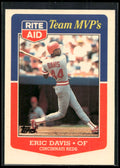 1988 Topps Rite-Aid Team MVP's #3 Eric Davis