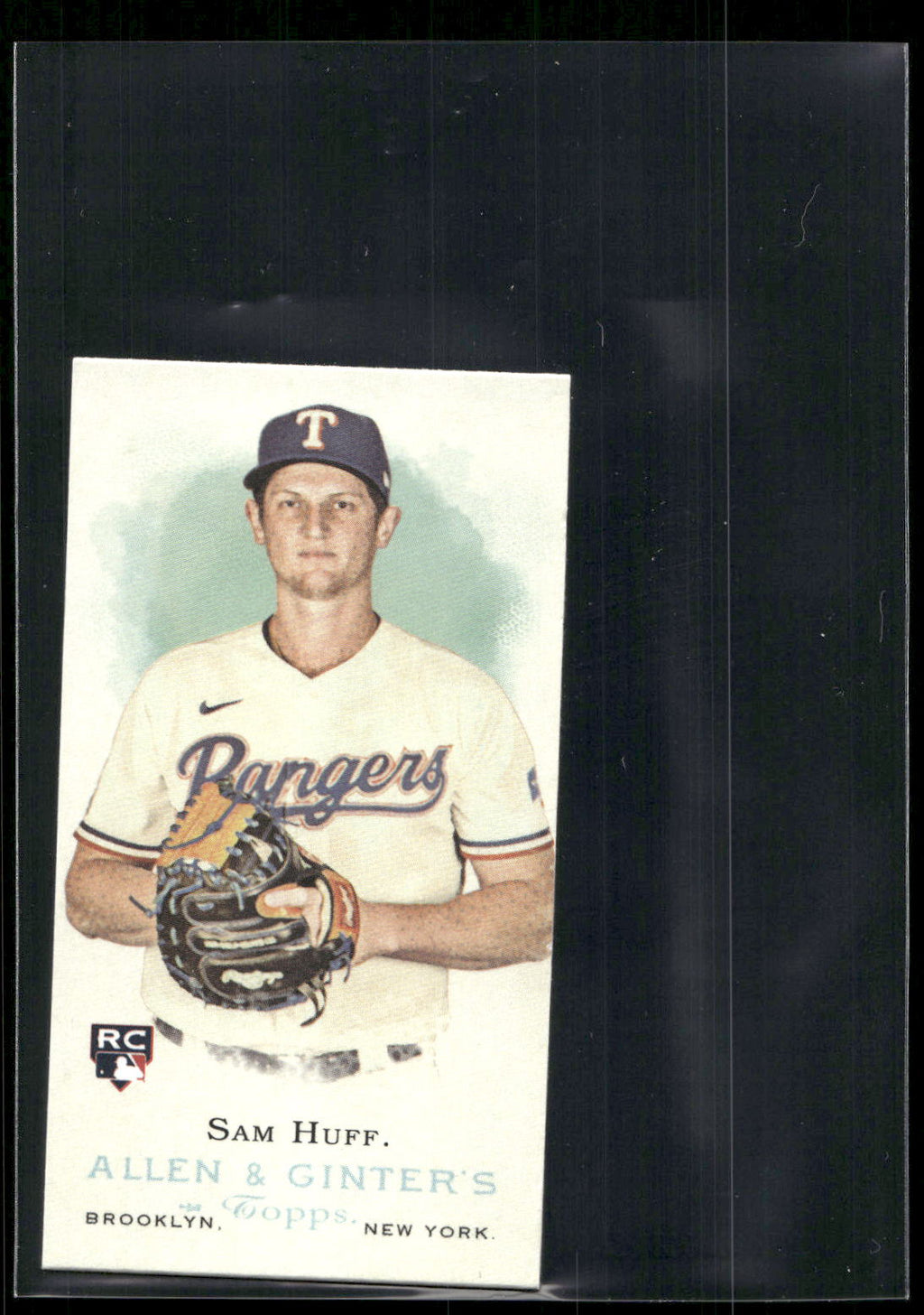 2021 Topps Allen & Ginter #MRD-20 Sam Huff Mini Rookie Design Variations