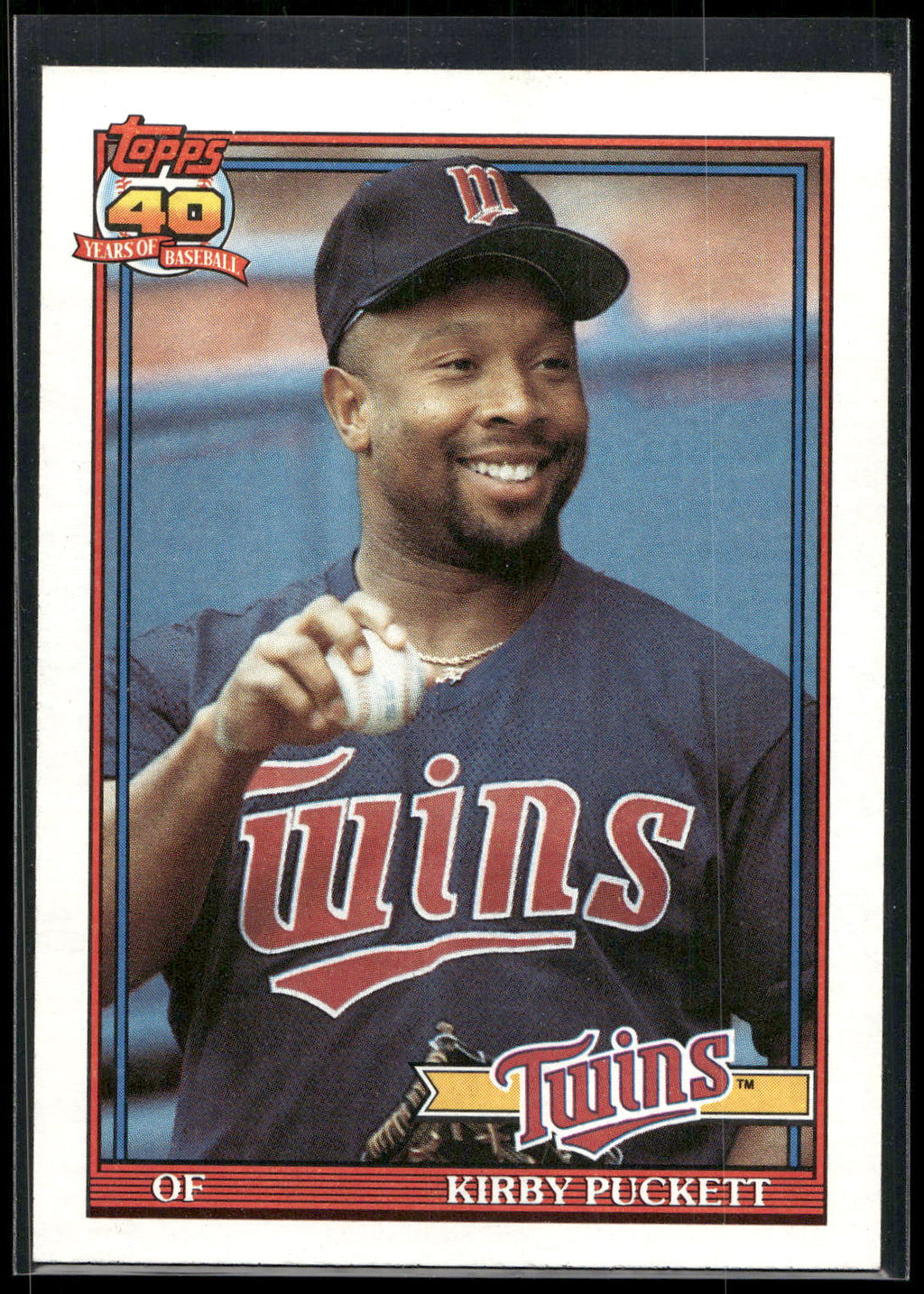 1991 Topps #300 Kirby Puckett