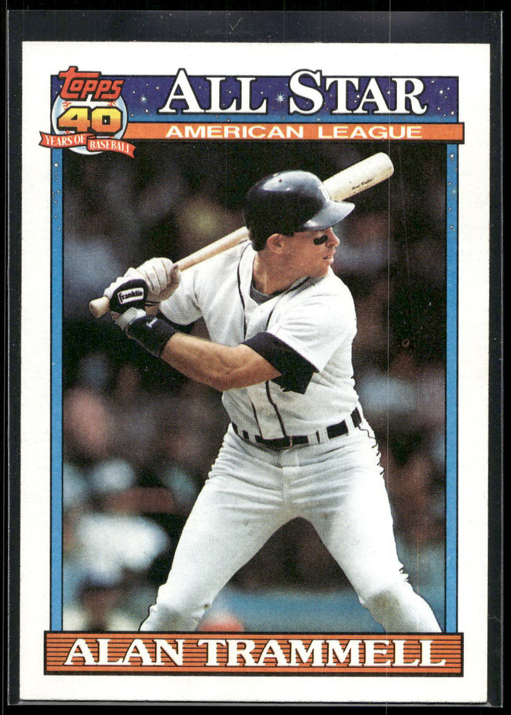 1991 Topps #389 Alan Trammell