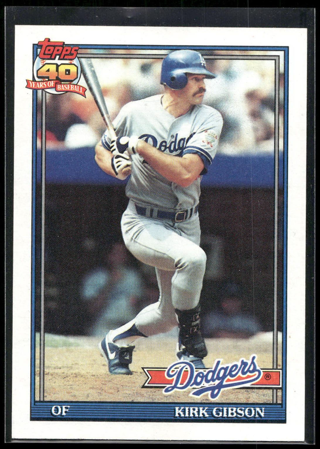 1991 Topps #490 Kirk Gibson