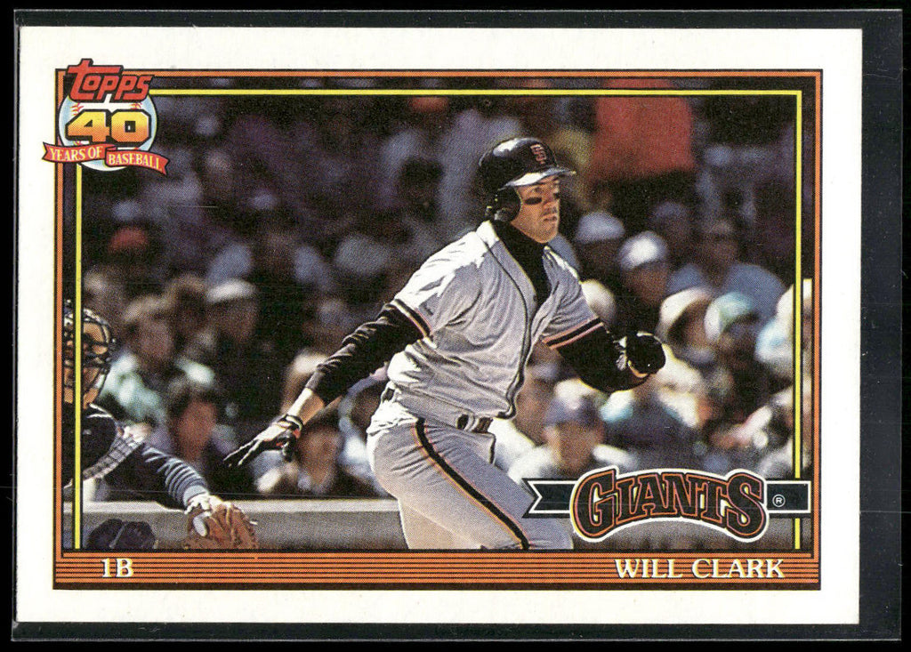 1991 Topps #500 Will Clark