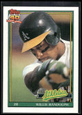 1991 Topps #525 Willie Randolph