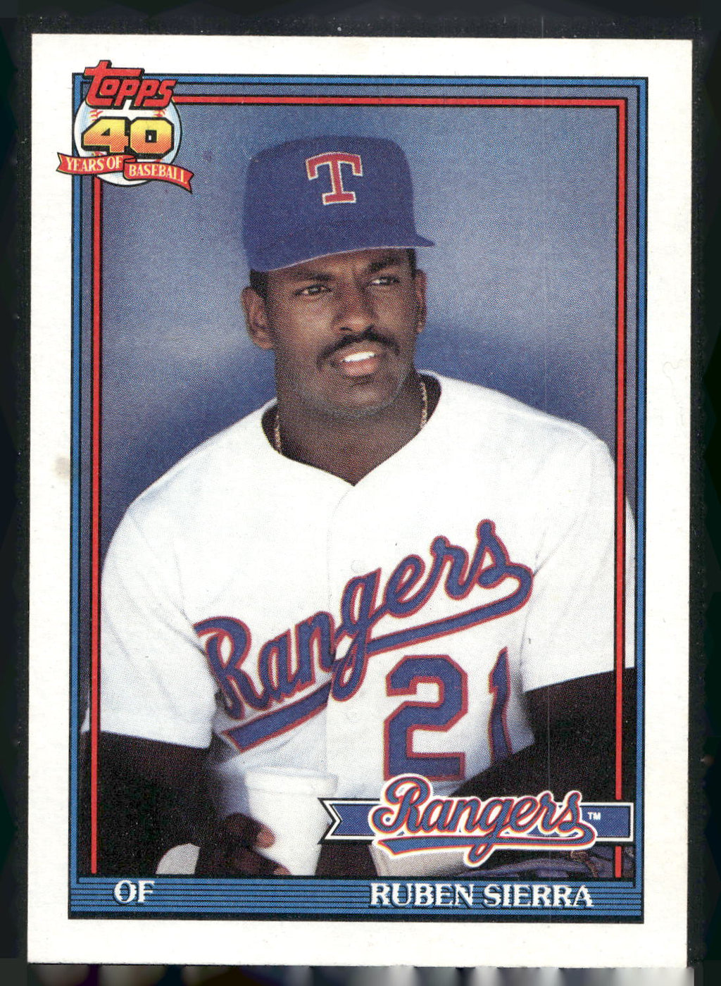 1991 Topps #535 Ruben Sierra