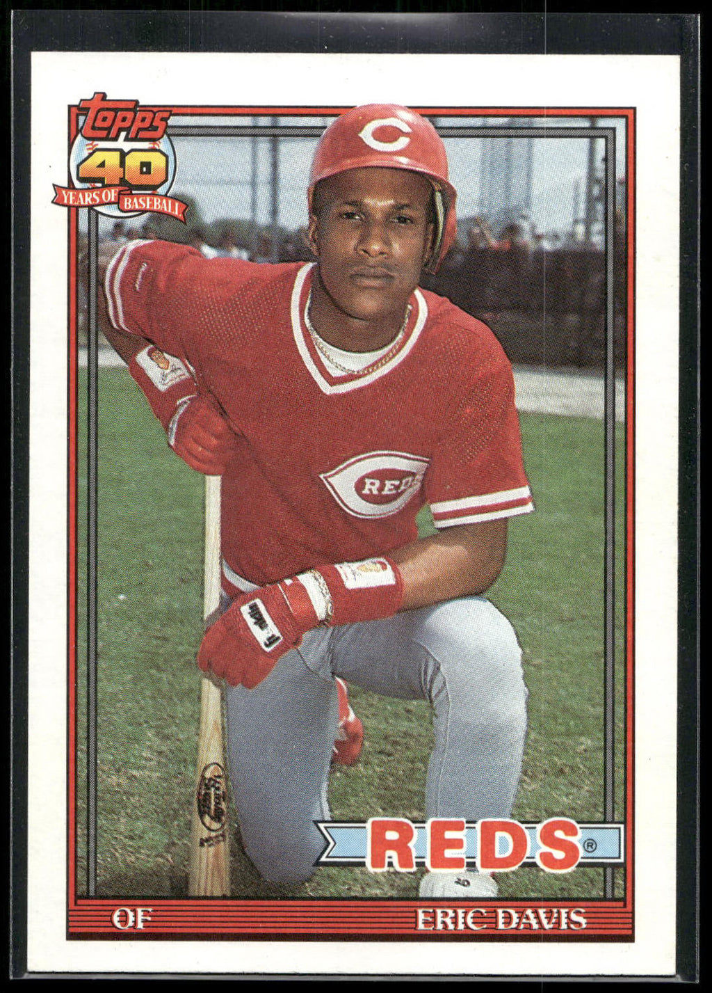 1991 Topps #550 Eric Davis