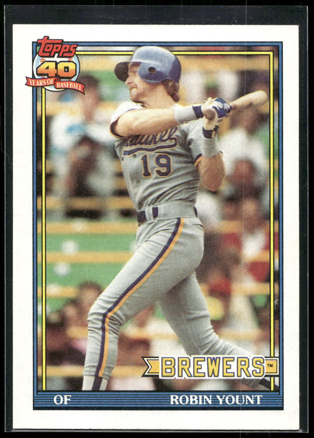1991 Topps #575 Robin Yount
