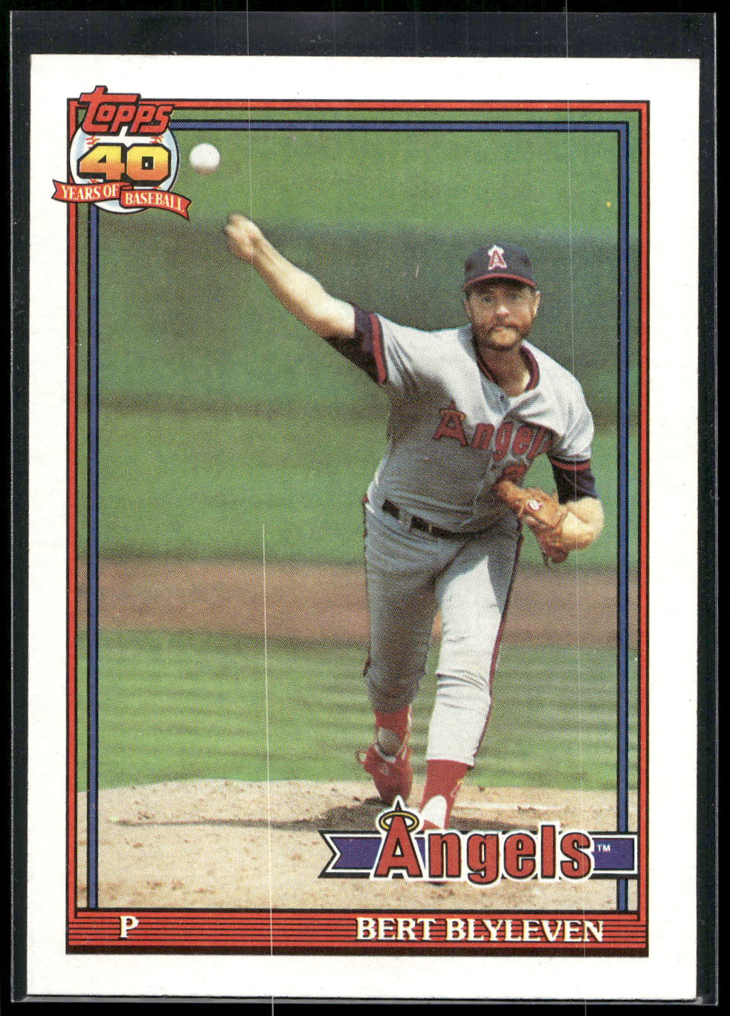 1991 Topps #615b Bert Blyleven