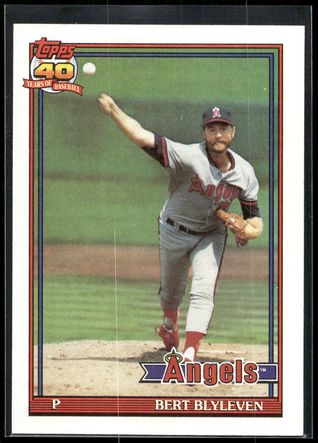 1991 Topps #615b Bert Blyleven