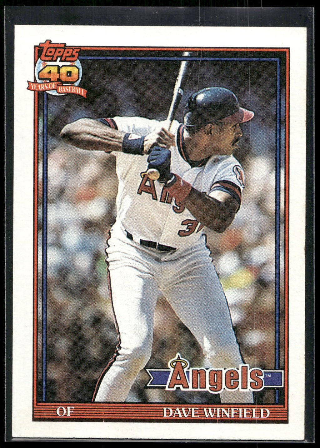 1991 Topps #630 Dave Winfield