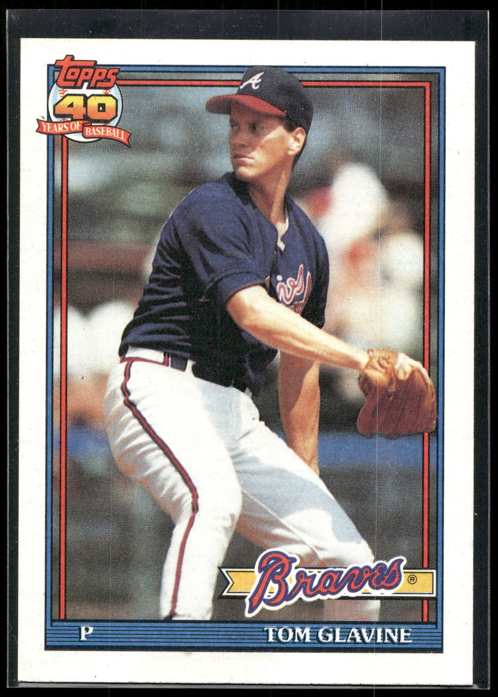 1991 Topps #82 Tom Glavine