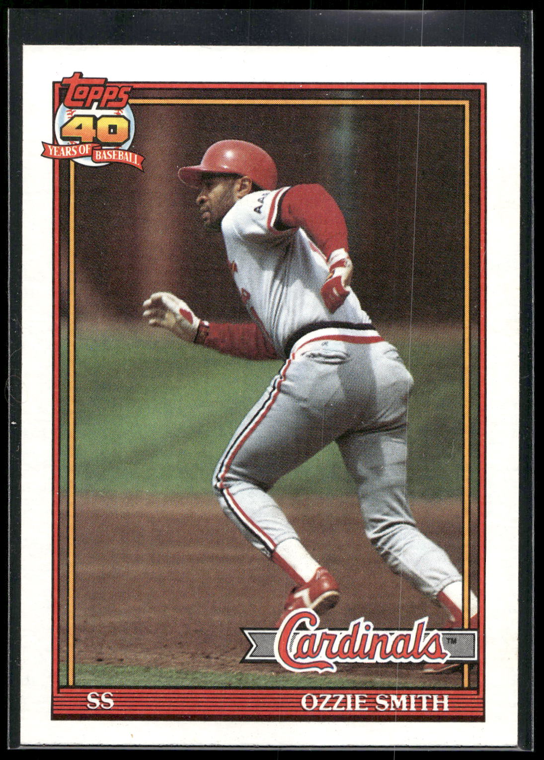 1991 Topps #130 Ozzie Smith