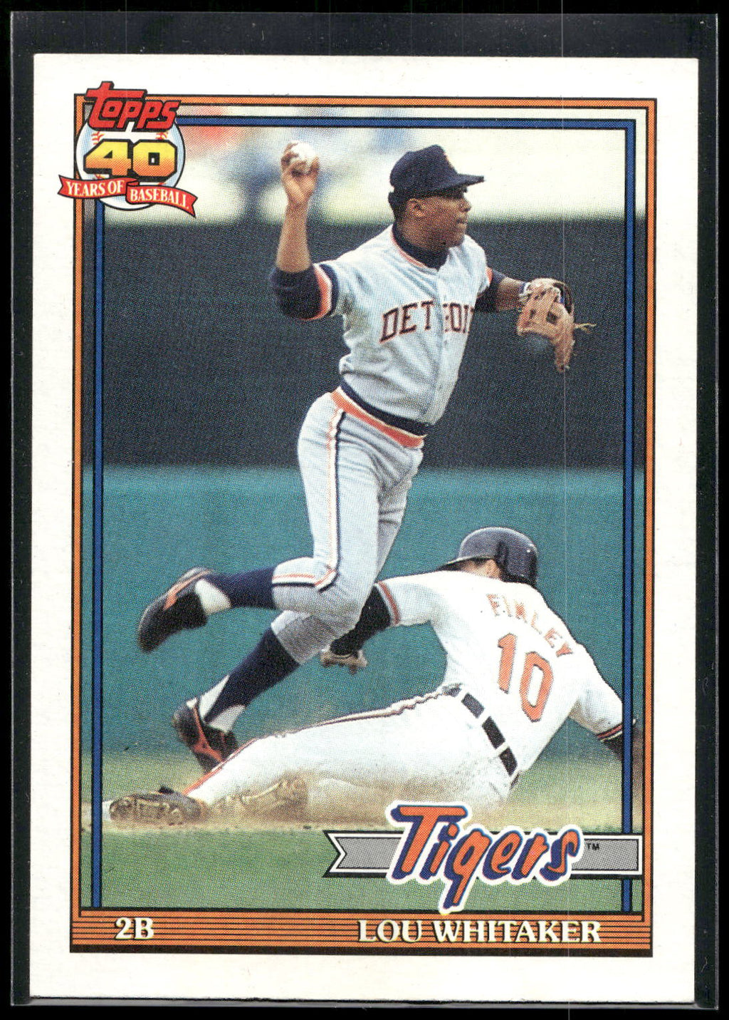 1991 Topps #145 Lou Whitaker
