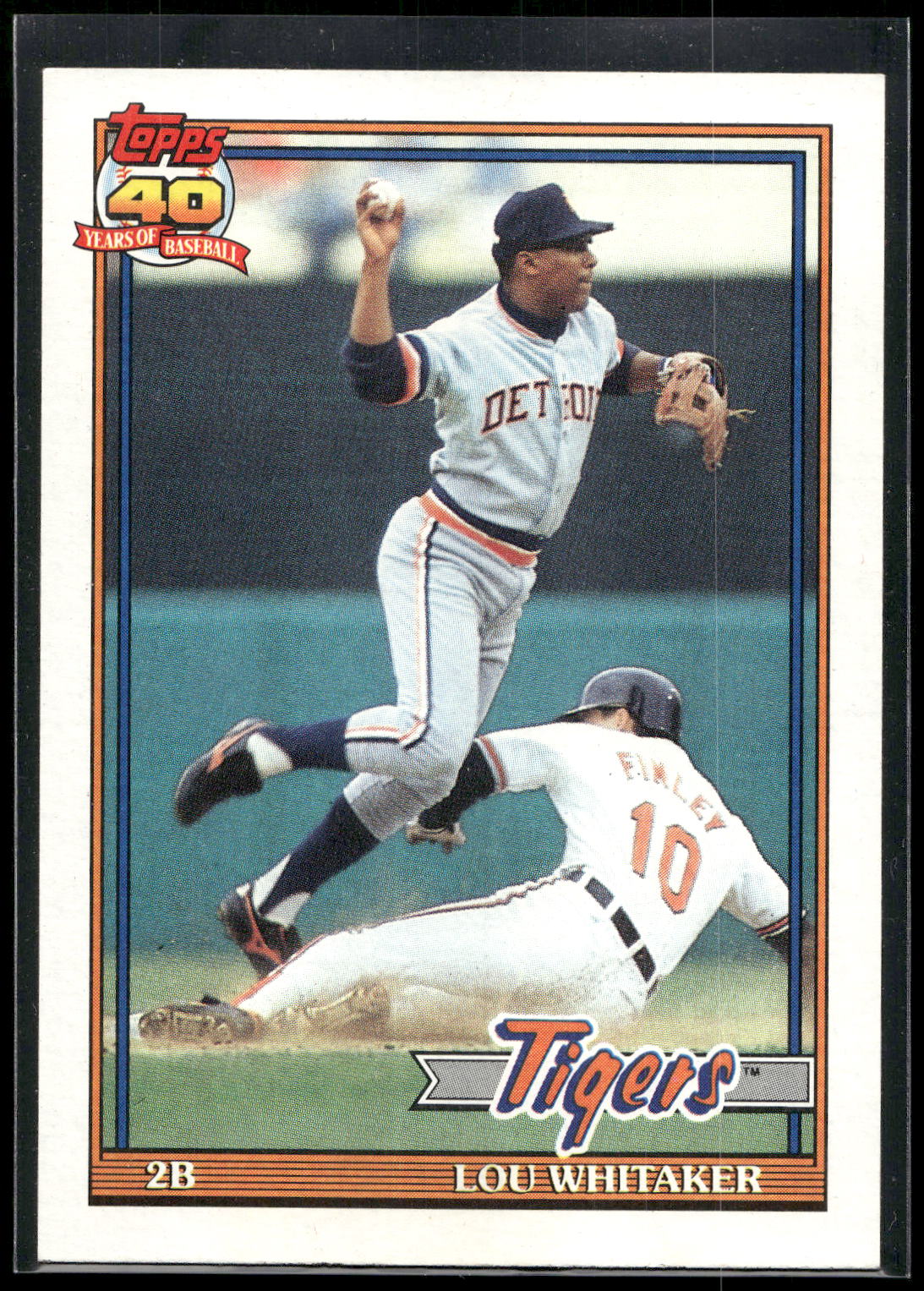 1991 Topps #145 Lou Whitaker