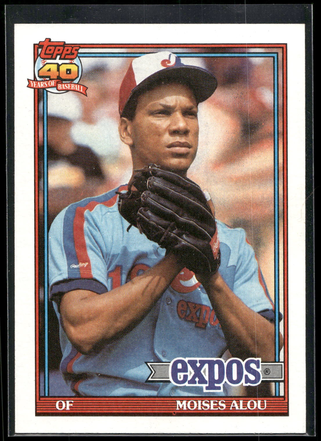 1991 Topps #526a Moises Alou