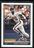 1991 Topps #200 Darryl Strawberry