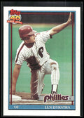 1991 Topps #345b Len Dykstra