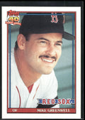 1991 Topps #792 Mike Greenwell