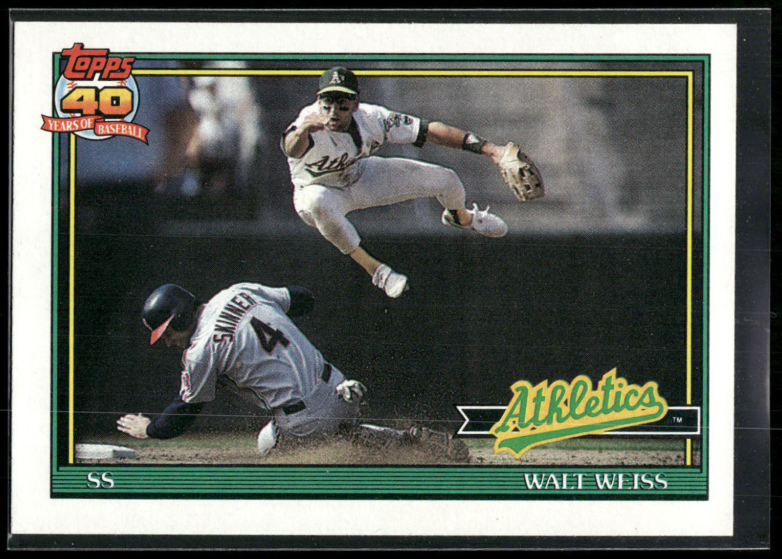 1991 Topps #455 Walt Weiss