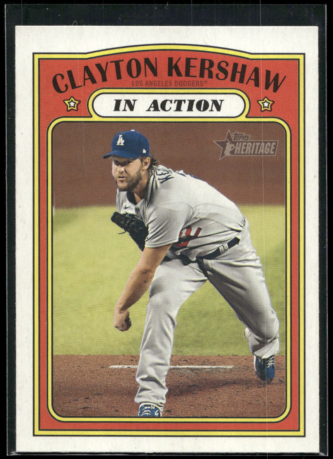 2021 Topps Heritage #38 Clayton Kershaw