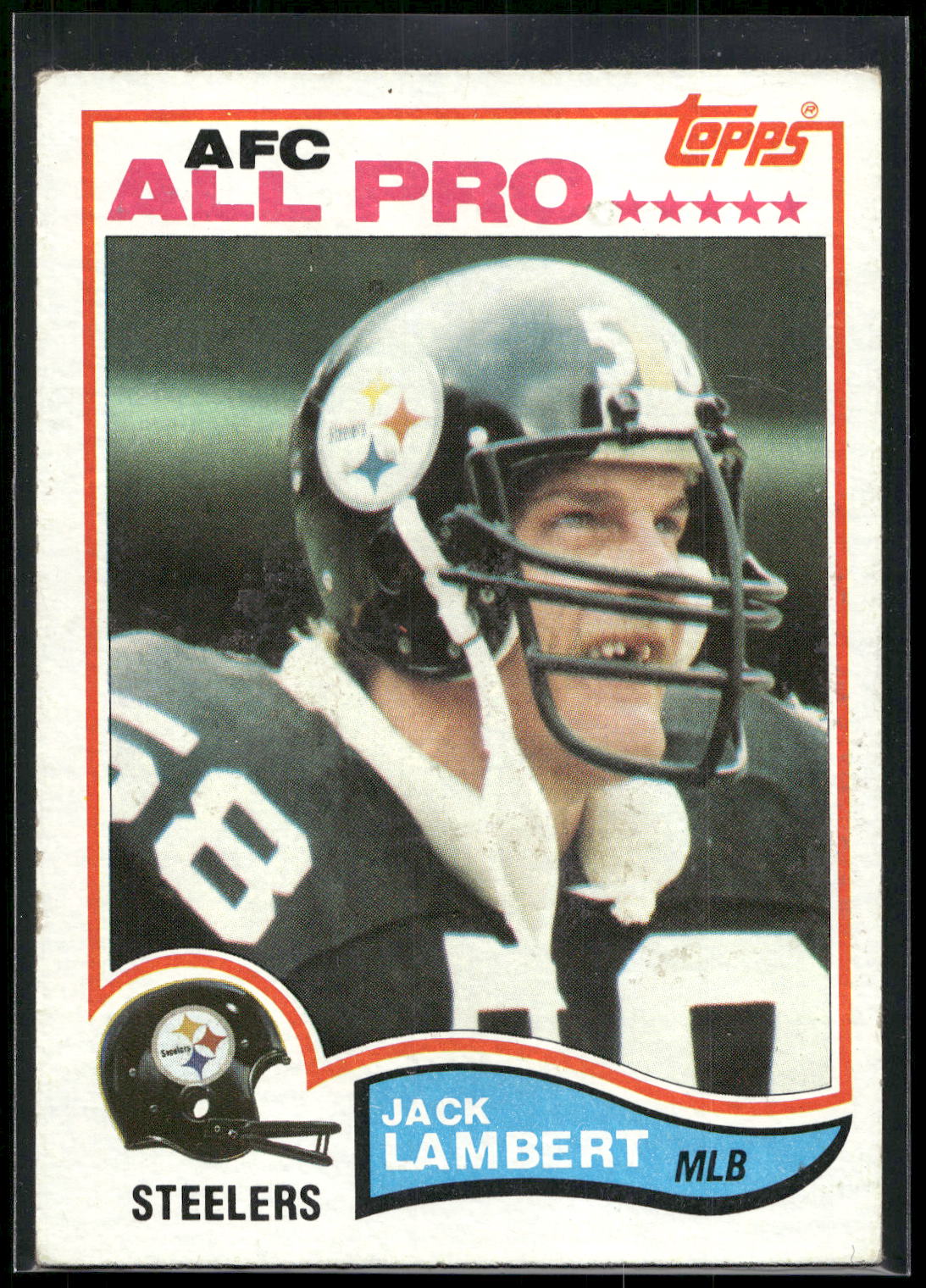 1982 Topps #213 Jack Lambert