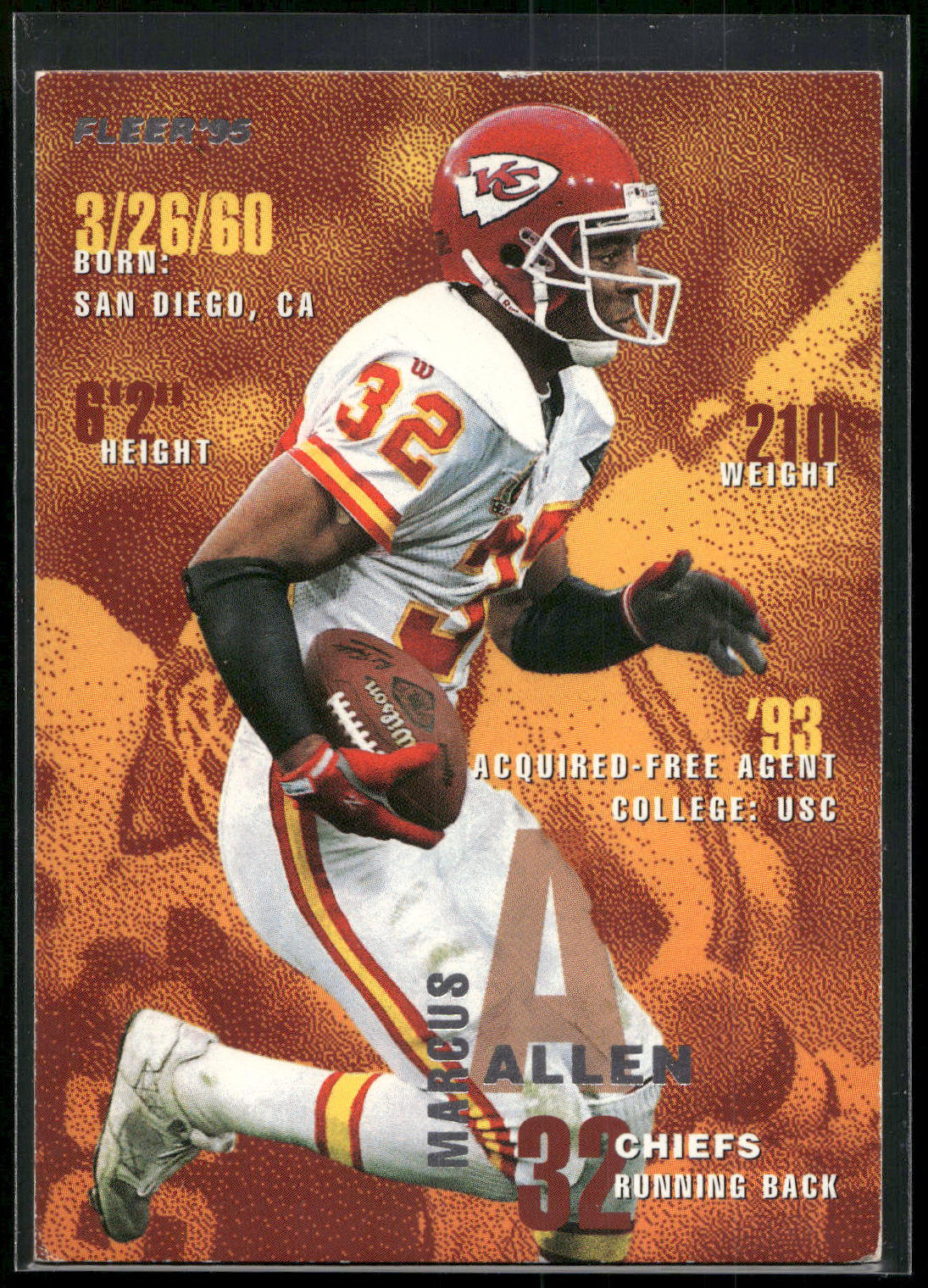 1995 Fleer #175 Marcus Allen
