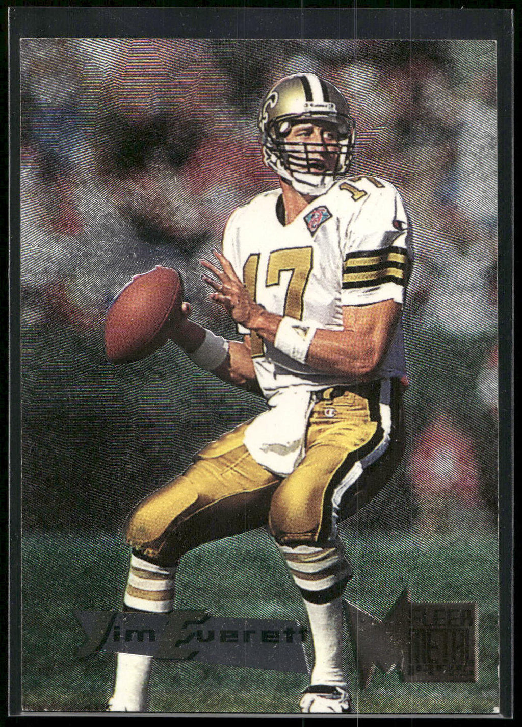 1995 Fleer Metal #14 Jim Everett Silver Flashers