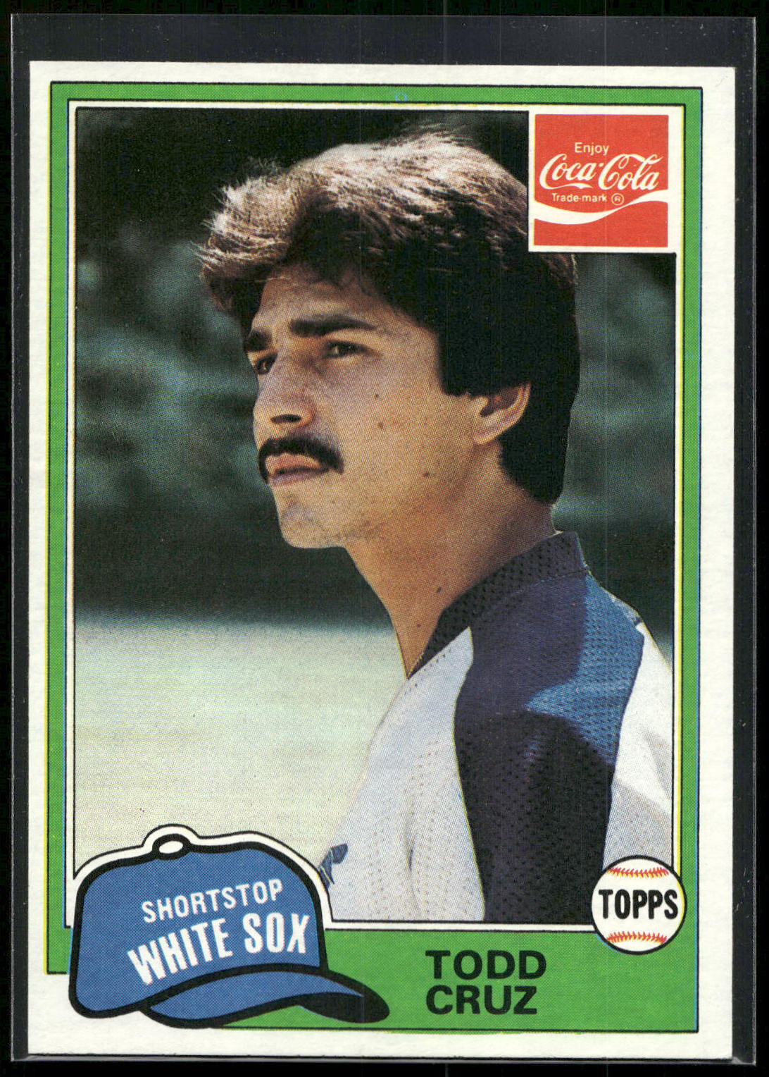 1981 Topps Coca-Cola Chicago White Sox #2 Todd Cruz