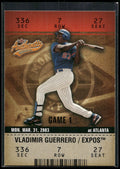 2003 Fleer Authentix #36 Vladimir Guerrero