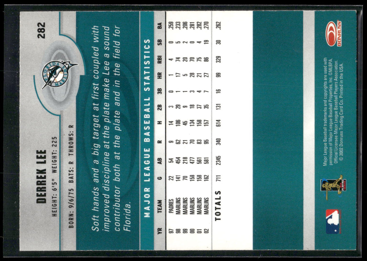 2003 Donruss #282 Derrek Lee