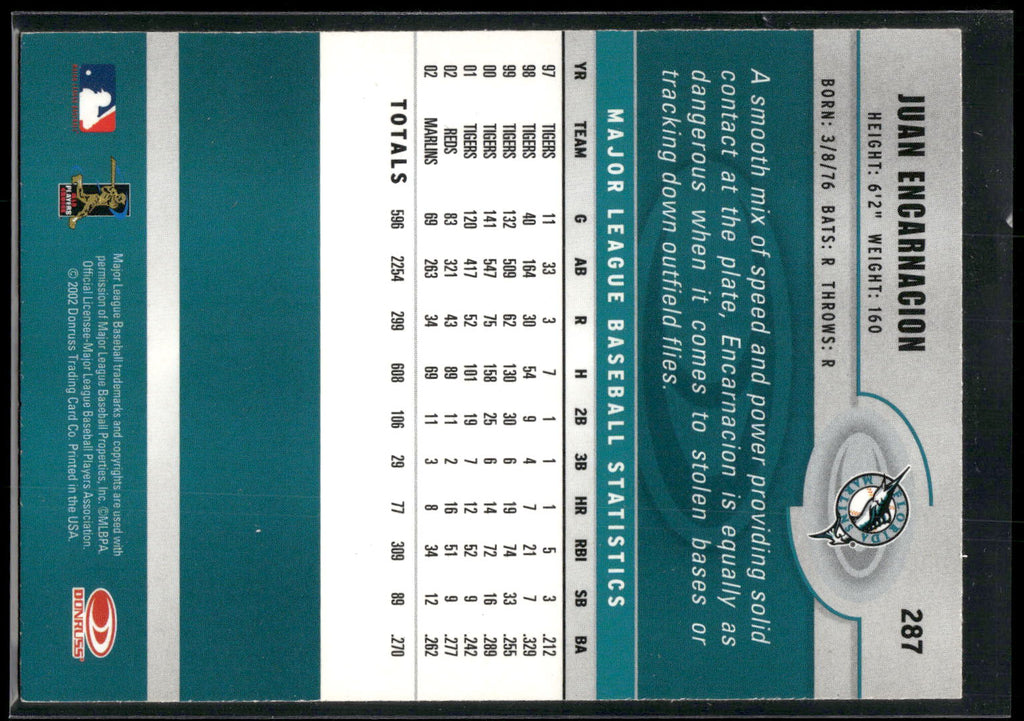 2003 Donruss #287 Juan Encarnacion