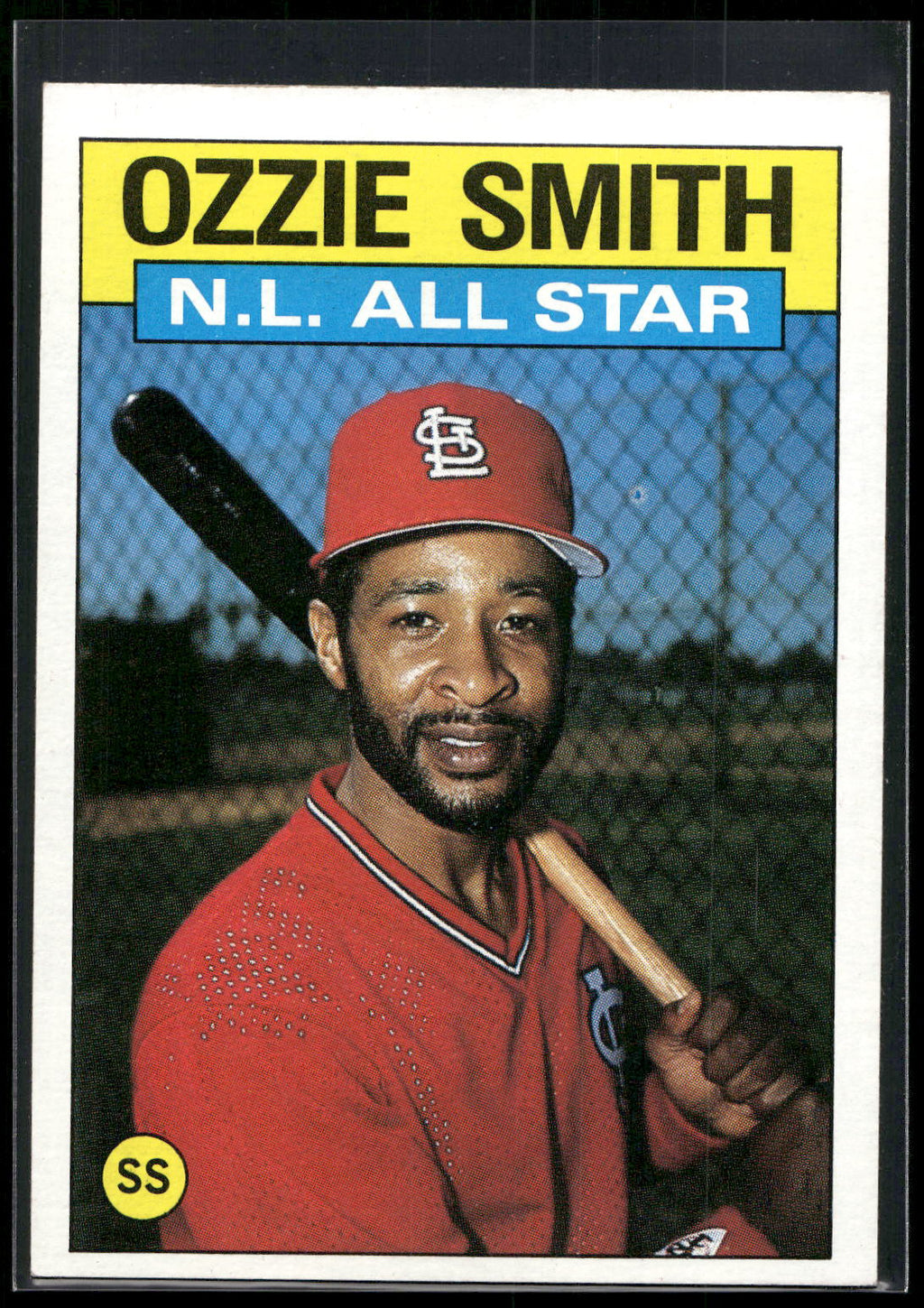1986 Topps #704 Ozzie Smith
