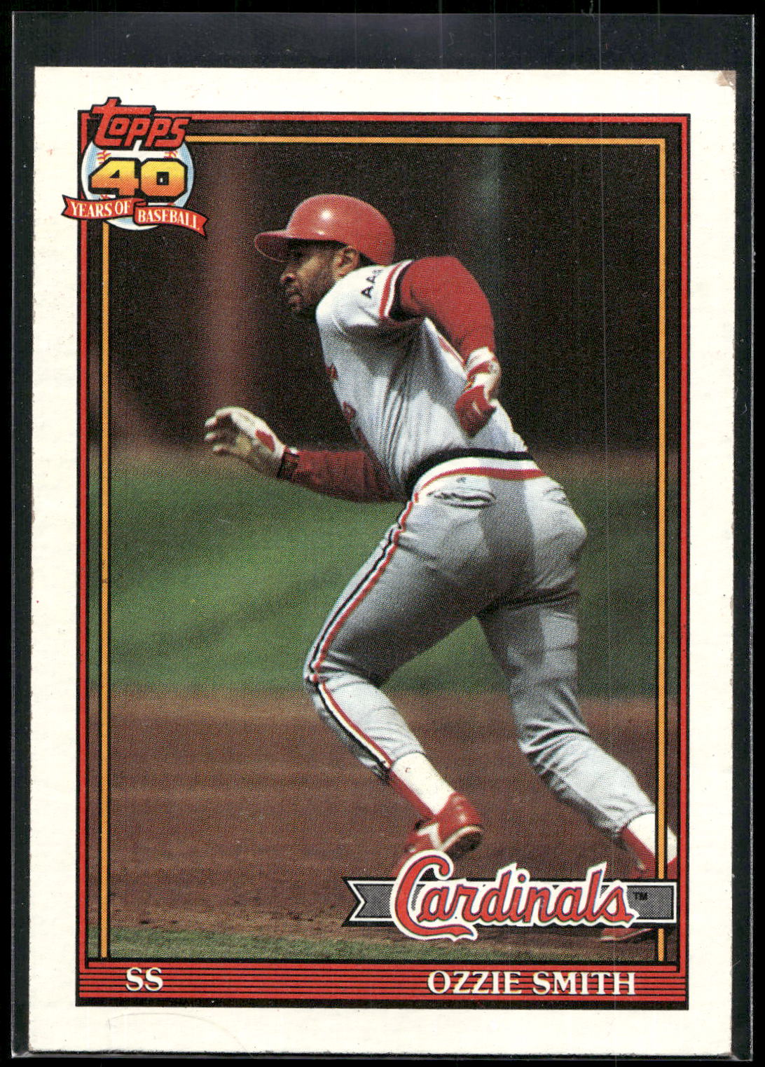 1991 Topps #130 Ozzie Smith