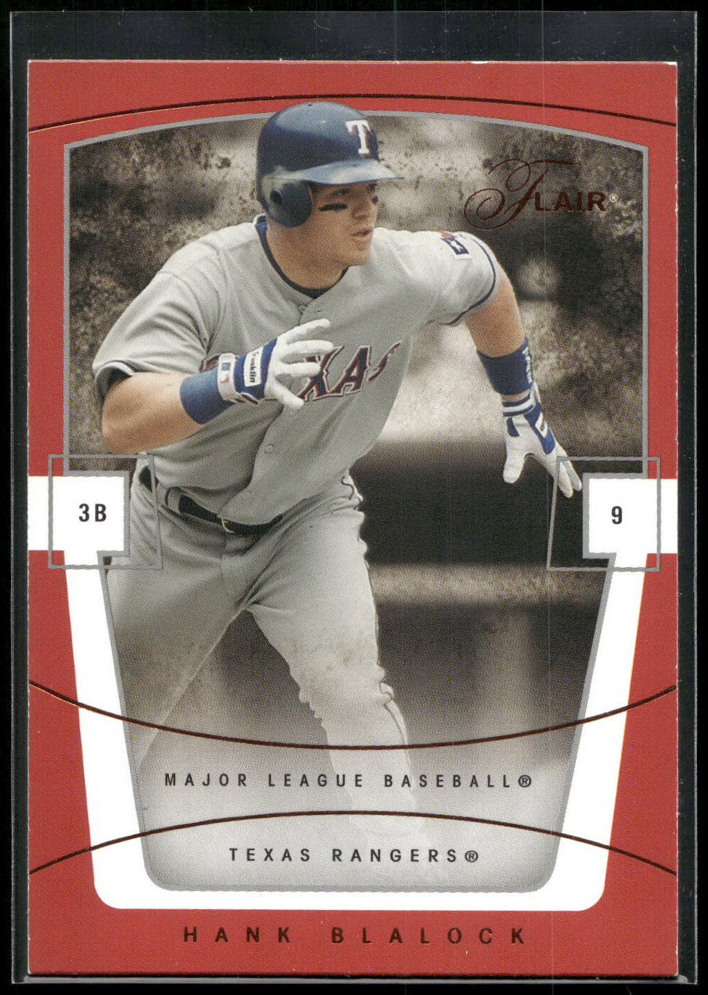 2004 Flair #52 Hank Blalock