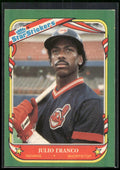 1987 Fleer Star Stickers #42 Julio Franco