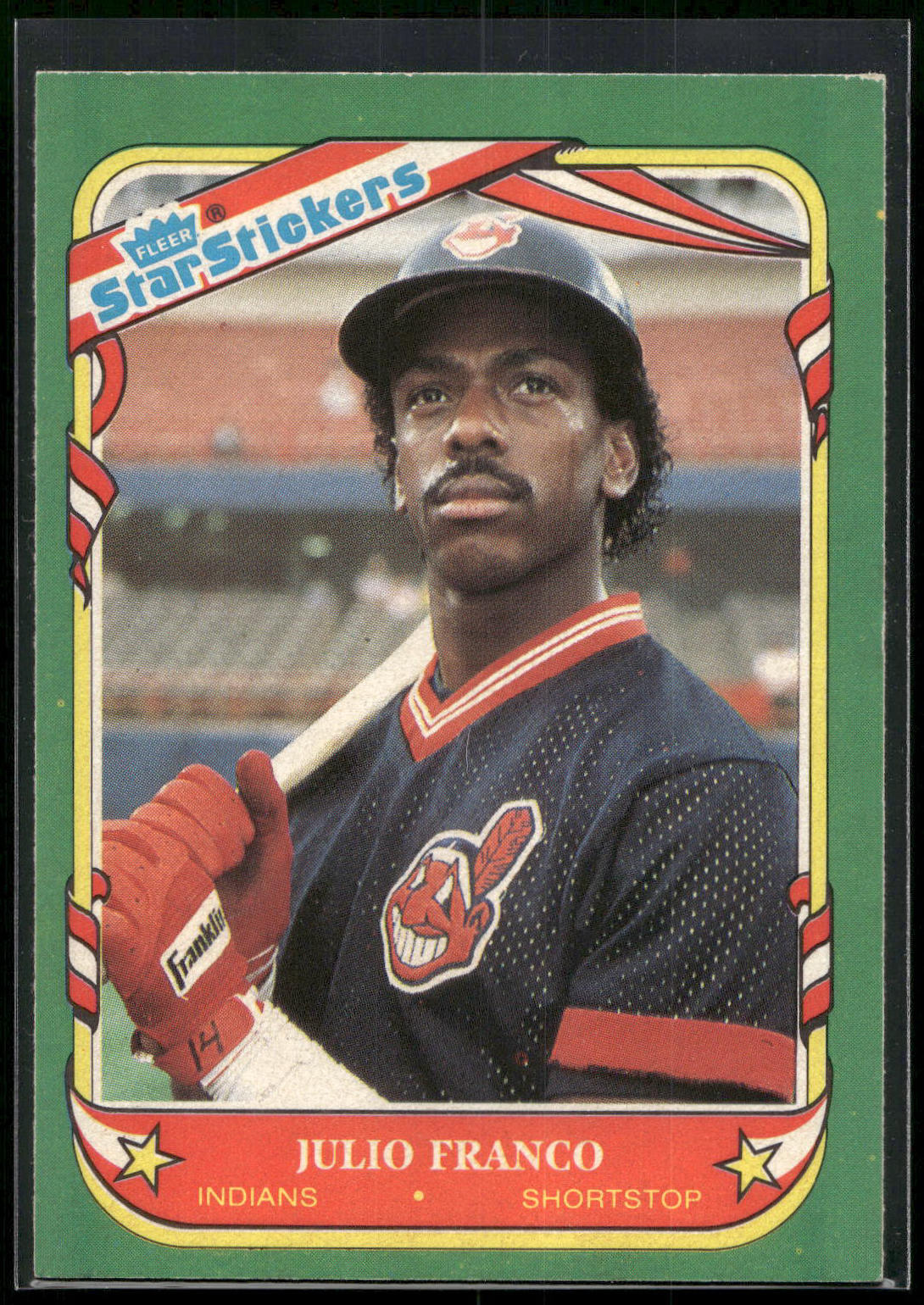 1987 Fleer Star Stickers #42 Julio Franco