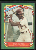 1987 Fleer Star Stickers #104 Juan Samuel