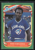 1987 Fleer Star Stickers #39 Tony Fernandez