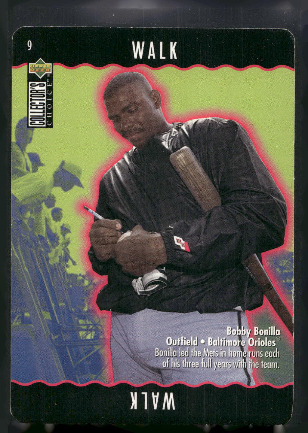 1996 Collector's Choice #9b Bobby Bonilla You Make the Play
