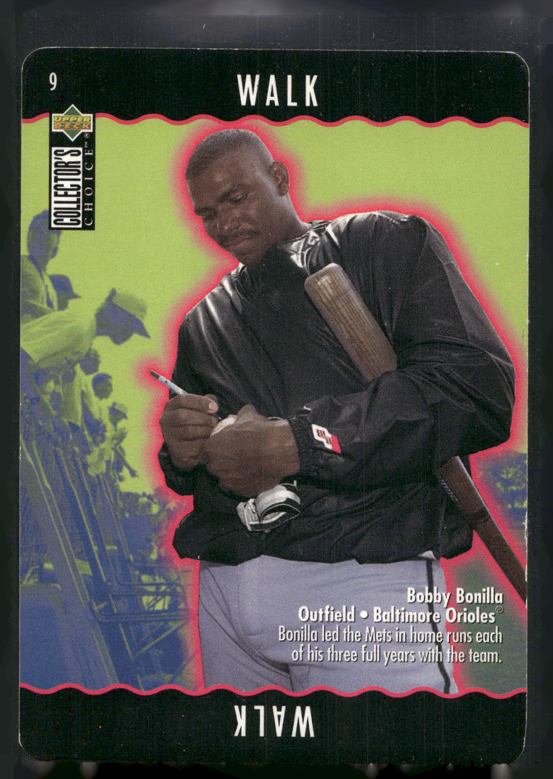 1996 Collector's Choice #9b Bobby Bonilla You Make the Play