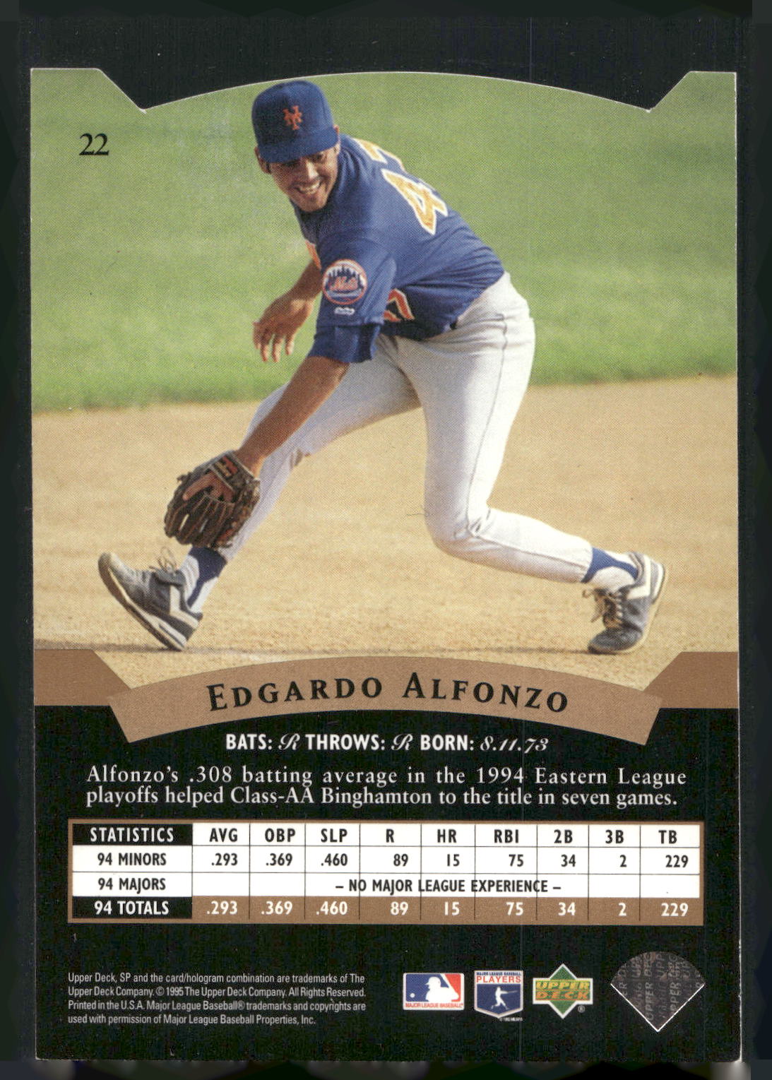 1995 SP #22 Edgardo Alfonzo