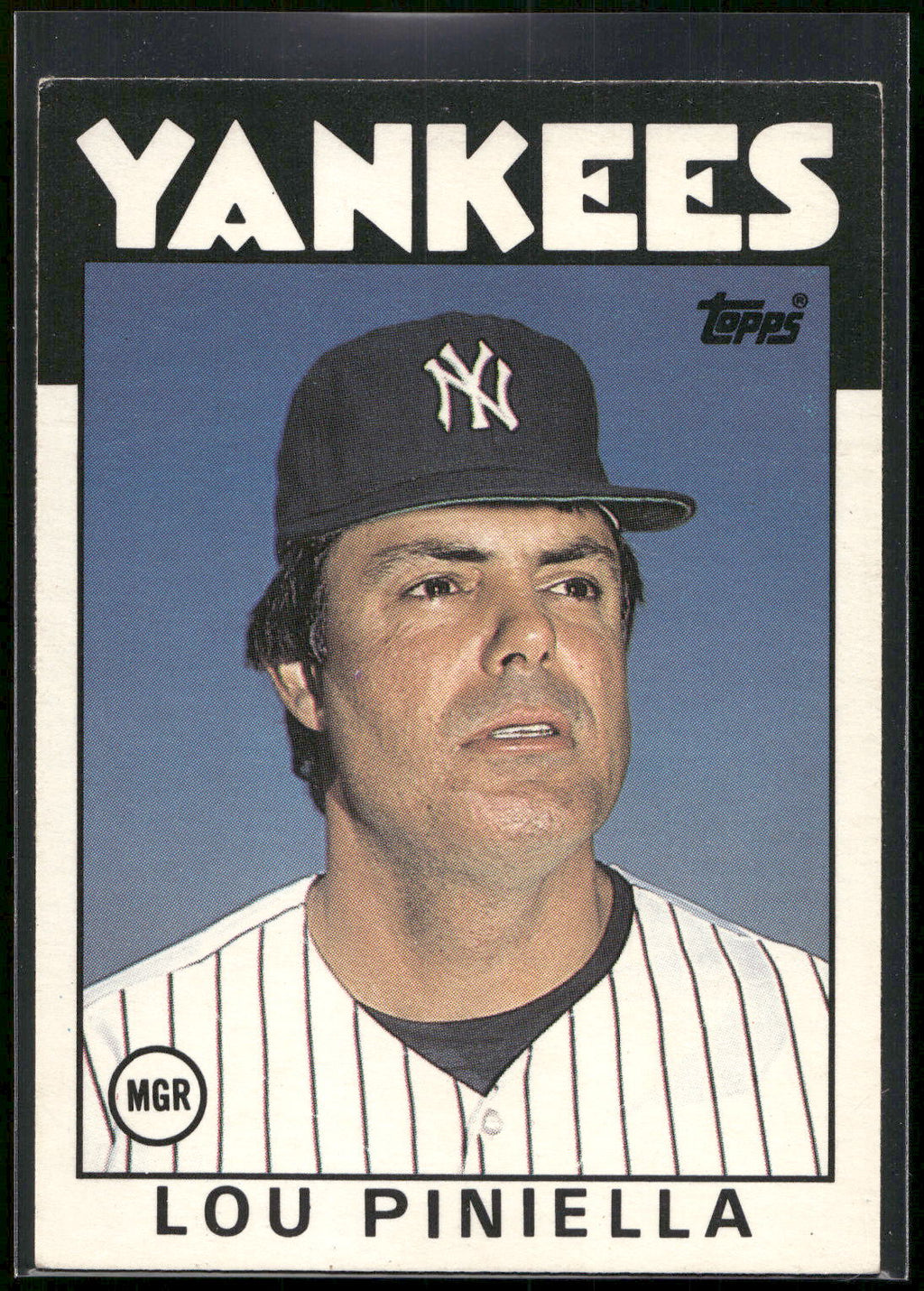 1986 Topps Traded #86T Lou Piniella