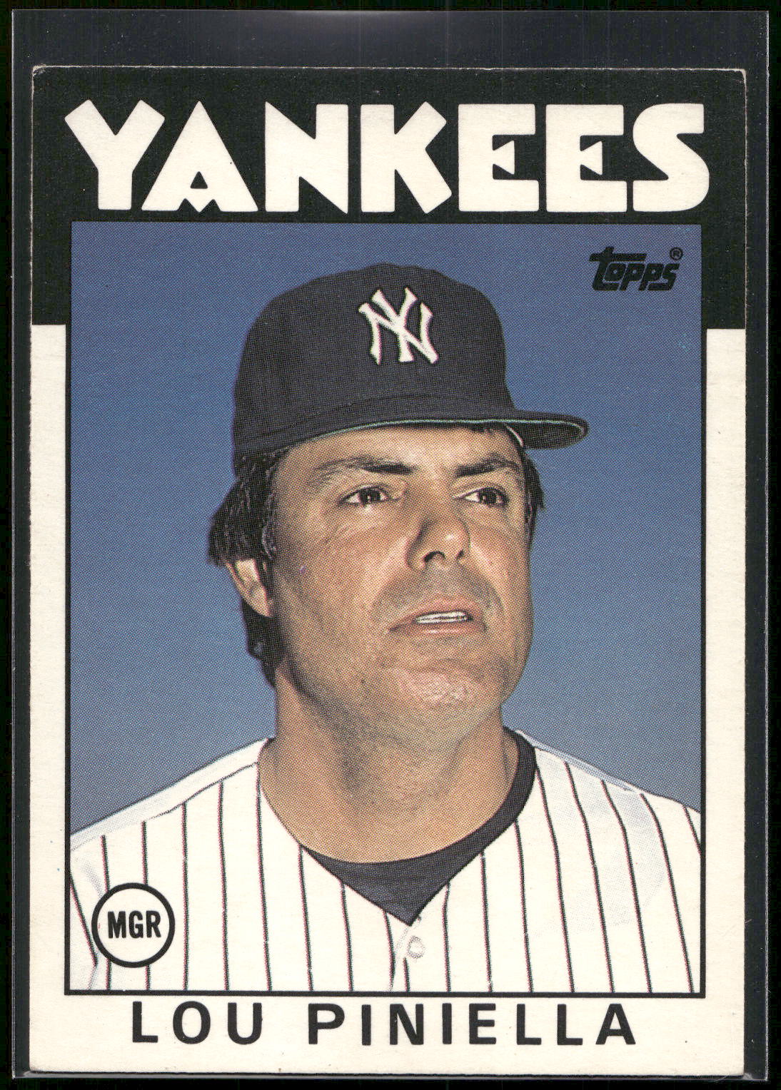 1986 Topps Traded #86T Lou Piniella