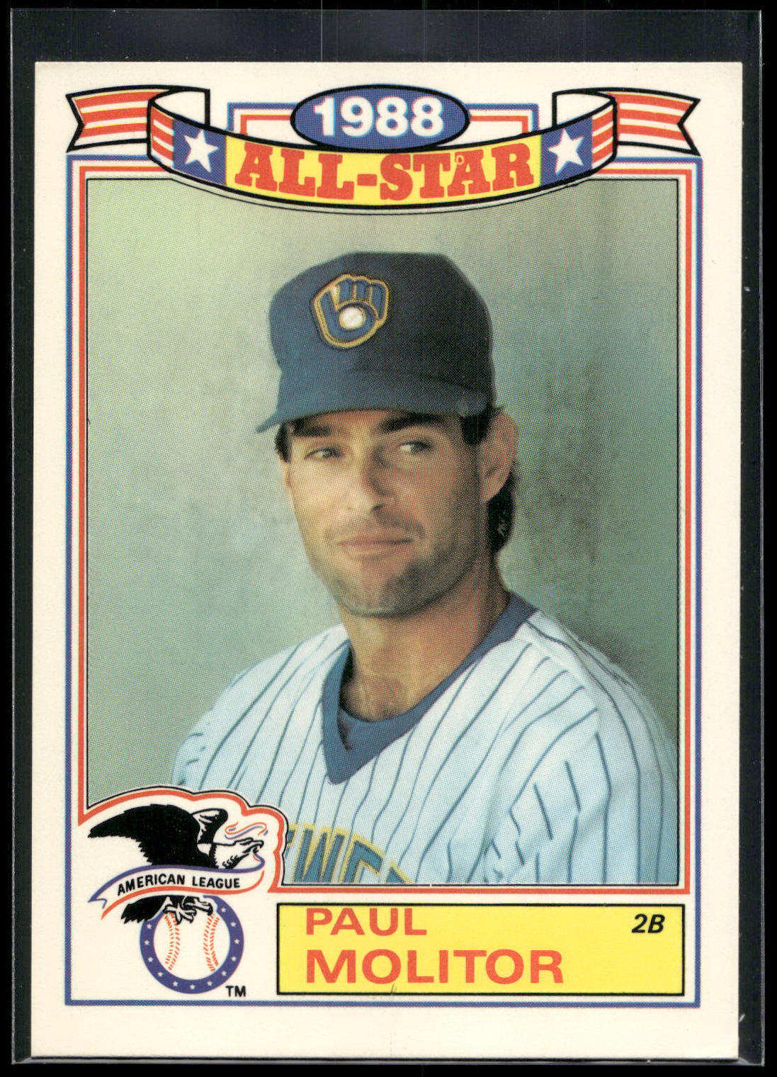 1989 Topps #3 Paul Molitor Glossy All-Stars
