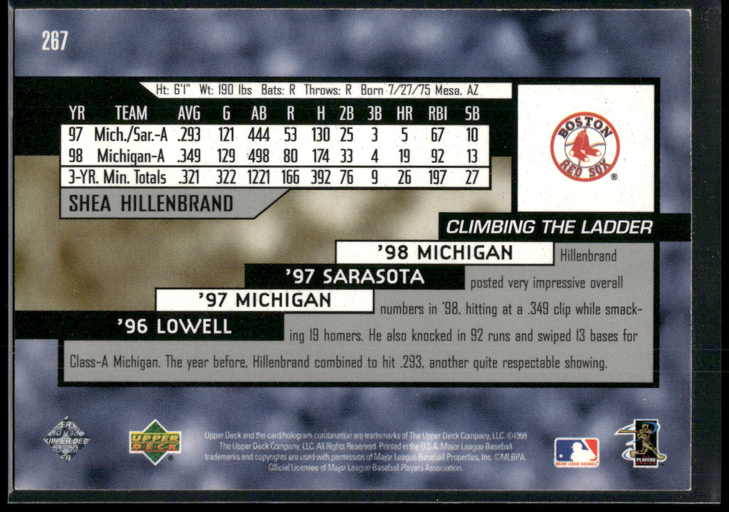 1999 Upper Deck #267 Shea Hillenbrand