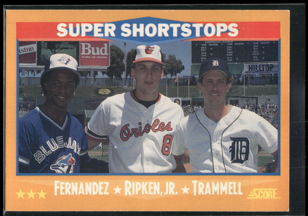 1988 Score #651 (Tony Fernandez / Cal Ripken, Jr. / Alan Trammell)