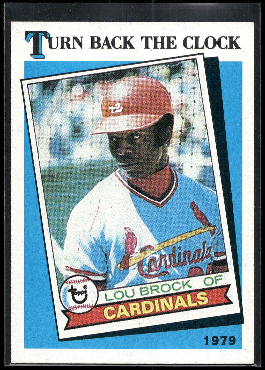 1989 Topps #662 Lou Brock