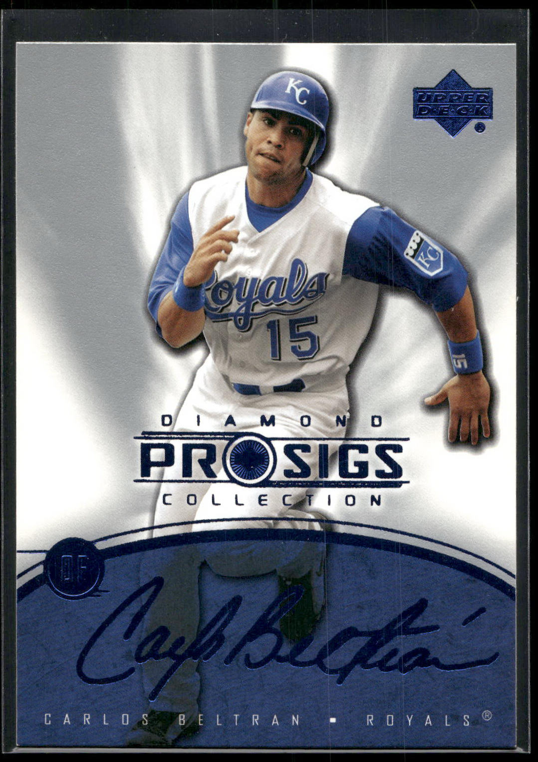 2008 Upper Deck Premier #15 Carlos Beltran Blue #/15